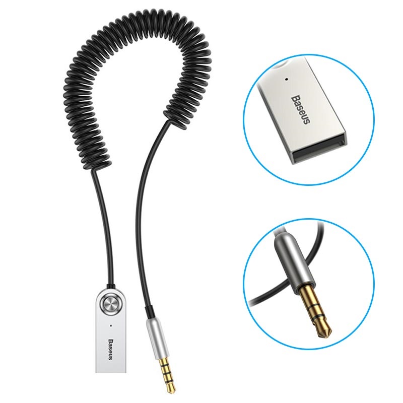 Baseus-Adaptador de auriculares tipo C a 3,5mm, conector AUX, USB