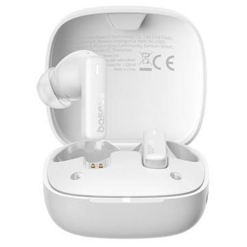 Baseus Bowie E19 Auriculares True Wireless con ENC, 33 h de autonomía - Blanco estelar