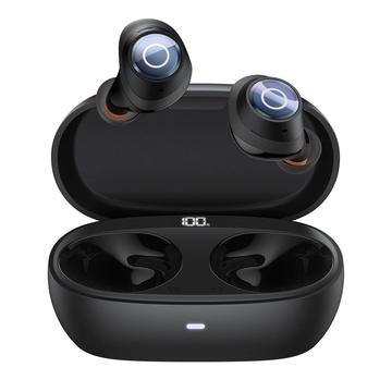 Baseus Bowie MA20 Pro Auriculares True Wireless - ANC híbrido, modo transparente, 38h de batería, IPX6 - Negro