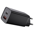 Cargador Rápido Baseus CCGAN2L-B01 GaN2 Lite - USB-A, USB-C - Negro