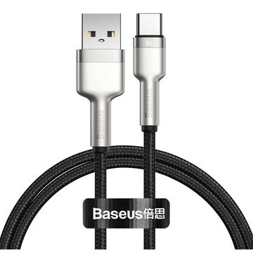 Baseus Cafule Metal Series Cable USB-A a USB-C - 66W, 1m - Negro