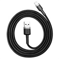 Baseus Cafule USB 2.0 / Lightning Cable - 1m - Black / Grey