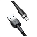 Baseus Cafule USB 2.0 / Lightning Cable - 2m - Black / Grey