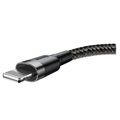 Baseus Cafule USB 2.0 / Lightning Cable - 2m - Black / Grey