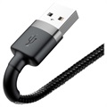 Baseus Cafule USB 2.0 / Lightning Cable - 2m - Black / Grey