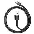 Baseus Cafule USB 2.0 / Lightning Cable - 2m - Black / Grey