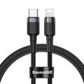 Baseus Cafule Cable USB-C a Lightning - 20W, 1m - Negro / Gris