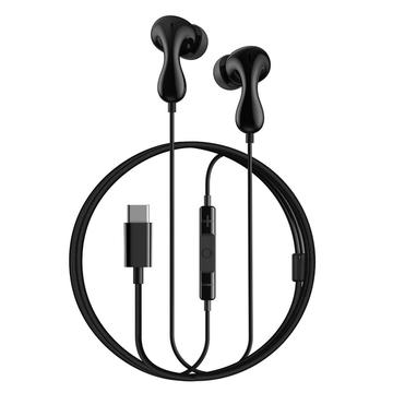 Baseus Encok CZ20 Auriculares intrauditivos con cable USB-C - Negro