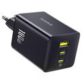 Baseus EnerFill FE11 Cargador rápido de 3 puertos y 100W - Enchufe UE