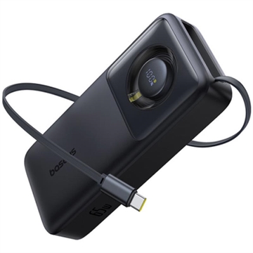 Baseus Free2Pull 20000mAh Powerbank con cable USB-C retráctil - 65W