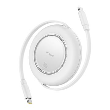 Cable retráctil USB-C Baseus Free2Pull Mini 100W - 2m - Blanco
