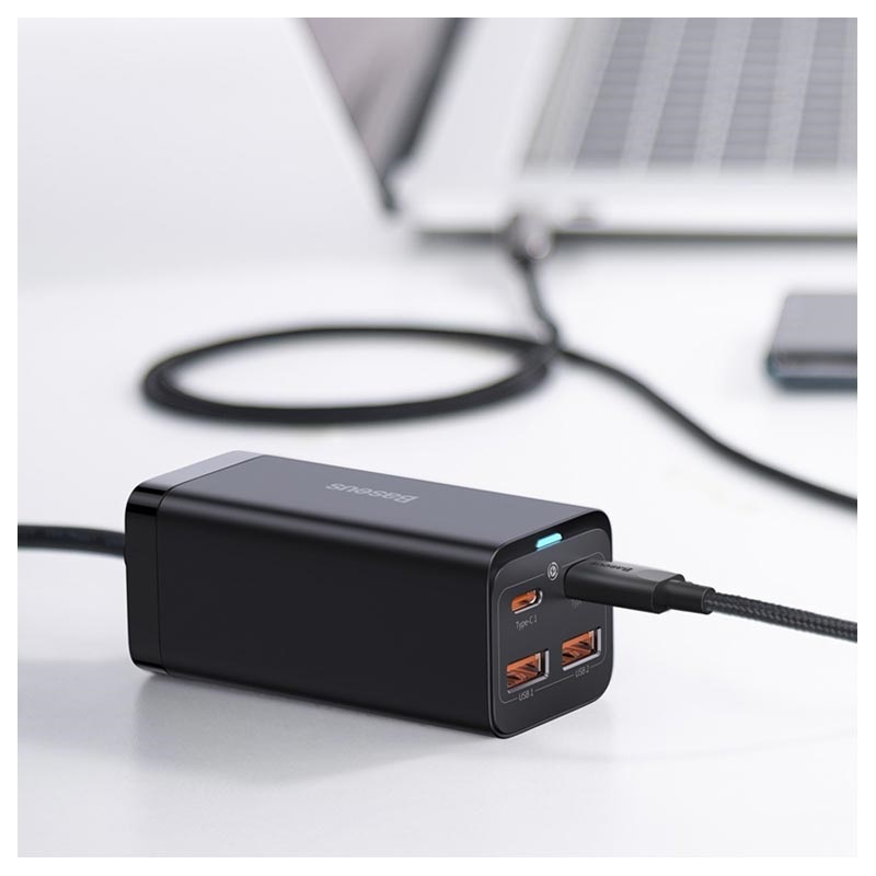 Cargador Rápido Baseus GaN2 Pro 2xUSB & 2xUSB-C - 100W