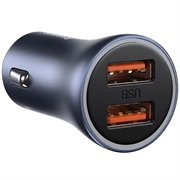 Baseus Golden Contactor Pro cargador de coche CCJD-A0G, 2x USB, 40W - gris