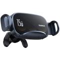 Baseus LightChaser Cargador Inalámbrico / Soporte para Coche - 15W - Negro