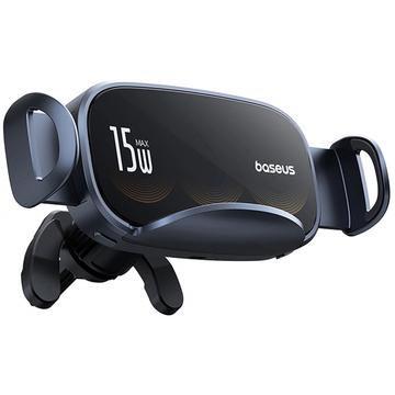 Baseus LightChaser Cargador Inalámbrico / Soporte para Coche - 15W - Negro