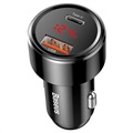 Baseus Magic USB And USB-C QC&PD Car Charger - 45W - Black