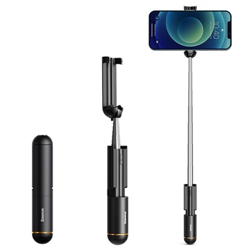 Baseus Selfie Stick & Tripod Stand with Remote Control - Gold / Black