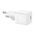 Baseus Mini GaN5 20W USB-C Cargador de pared - Blanco