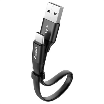 3Sixt Charge & Sync USB-C Cable - 1m - Black / Silver
