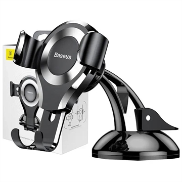 Soporte gravitacional para teléfono Baseus Osculum SUYL-XP0S - negro + plata