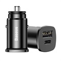 Cargador de Coche 30W Baseus PPS - USB-C PD, QC4.0/3.0, SCP, AFC - Negro