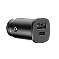 Cargador de Coche 30W Baseus PPS - USB-C PD, QC4.0/3.0, SCP, AFC - Negro