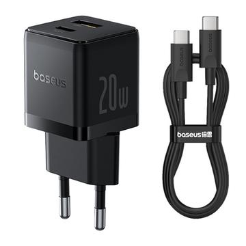 Cargador rápido Baseus Palm de 20W con cable Type-C de 60W