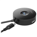 Baseus Round Box 4-port USB 3.0 Hub with MicroUSB Power Supply - Black