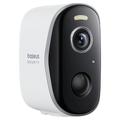 Baseus Security N1 2K Cámara Inalámbrica de Exterior con Detección Ai - Blanca