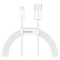 Cable Lightning Baseus Superior Series - 1.5m - Blanco