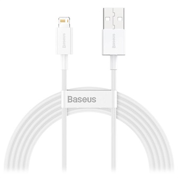 Cable Lightning Baseus Superior Series - 2m - Blanco