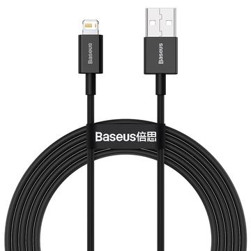 Cable Lightning Baseus Superior Series - 2m - Negro