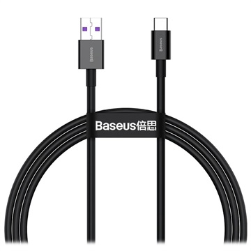 TOPK AC27 USB-C Data & Charging Cable with LCD Display - 1m - Black