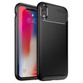 Carcasa Beetle Fibra de Carbono para iPhone XR - Negro