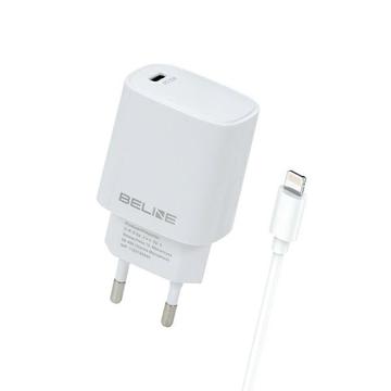 Beline PD 3.0 20W Lightning Charger - iPhone 14/13/12/X/iPad Pro - Blanco