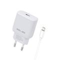 Beline PD 3.0 30W Lightning Charger - iPhone 14/13/12/X/iPad Pro - Blanco