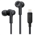 Auriculares Internos MFI Lightning Belkin Rockstar - Negro