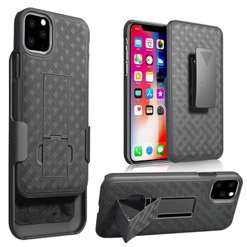 Carcasa Híbrida con Clip de Cinturón para iPhone 11 - Negro