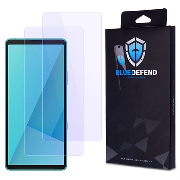 Protector de Pantalla de Cristal Templado BlueDefend Anti-Blue Light para Sony Xperia 10 VII - 2 Pcs.
