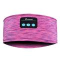 Diadema Bluetooth Auriculares inalámbricos para dormir Música Auriculares para dormir Altavoz estéreo HD (Embalaje abierta - Bulk Satisfactorio) - Rosa
