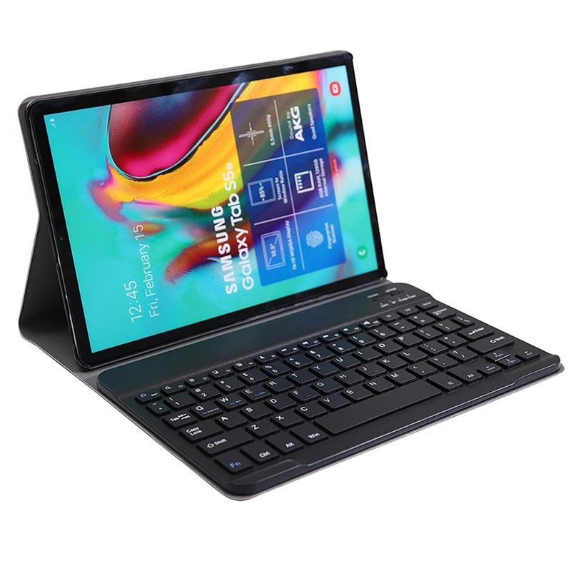 Funda con Teclado Bluetooth para Samsung Galaxy Tab S6 Lite Negro