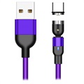 Braided USB 3.1 Type-C Data / Charging Cable - 5A/40W - 2m - Black