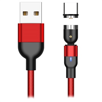 Braided USB 3.1 Type-C Data / Charging Cable - 5A/40W - 2m - Black