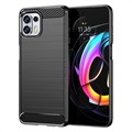 Brushed Huawei Y5 (2019), Honor 8S TPU Case - Carbon Fiber - Black
