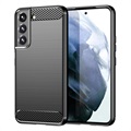Brushed Huawei Y5 (2019), Honor 8S TPU Case - Carbon Fiber - Black