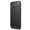 Carcasa de TPU Brushed para Honor 9X, 9X Pro - Fibra de Carbono - Negro