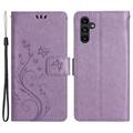 Funda Mariposa para Samsung Galaxy A54 5G - Estilo Cartera - Violeta