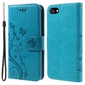 Funda Mariposa para iPhone 7/8/SE (2020)/SE (2022) - Estilo Cartera - Azul