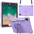 Funda en forma de mariposa de PC + silicona con correa para el hombro para iPad de 9,7 pulgadas (2018)/(2017)/iPad Air 2