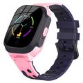 C1 1.3" Pantalla Cuadrada 4G Niños Smart Watch Soporte Video Llamada Posición Tracker - Rosa